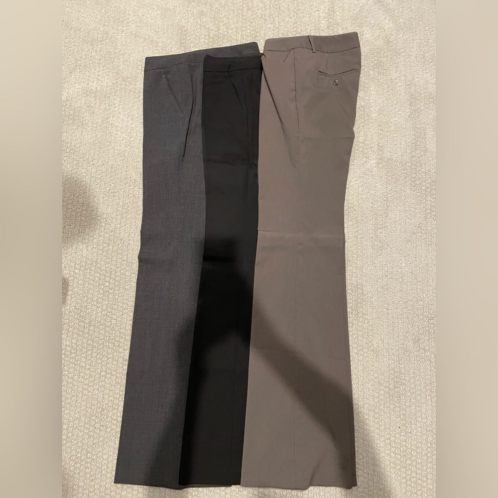 Three Pairs of Size 2 Extra Long Work Pants